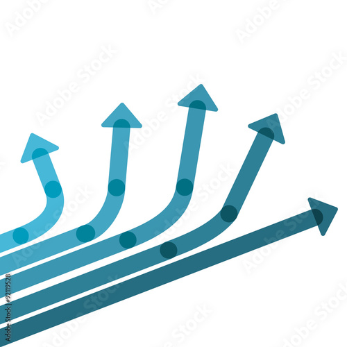 One way road sign advertising design, 