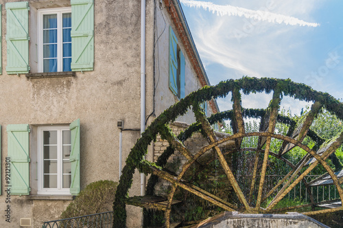 Water wheels in Provence  France