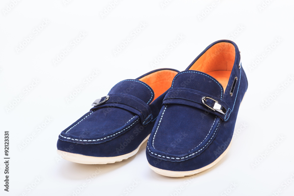 Men's shoes on a white background