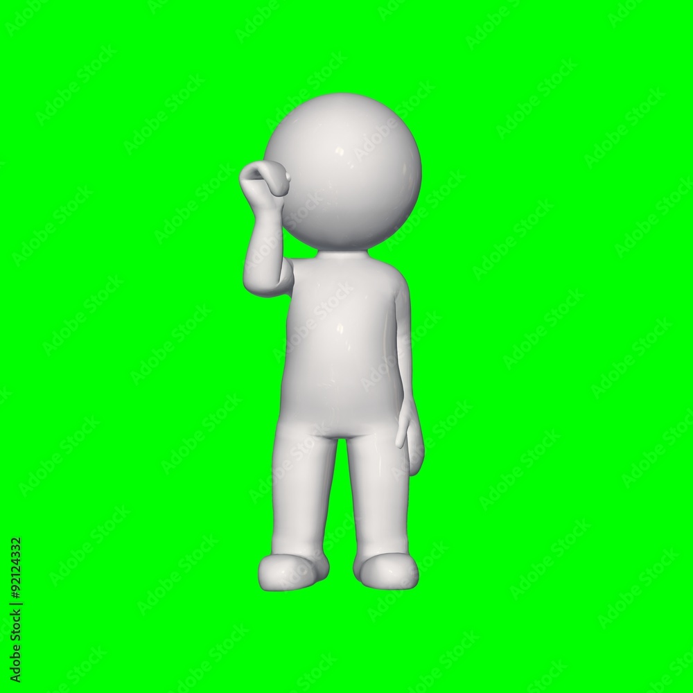 3D people - thinks 14 - green screen 3D people - thinks 14 - green screen