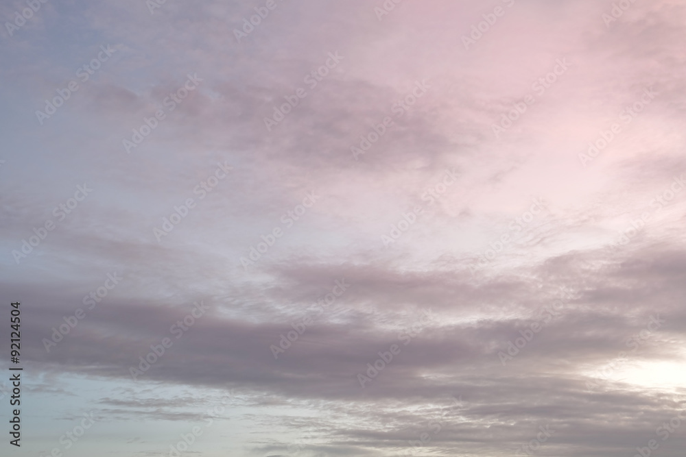 Fototapeta premium sky with cloud in the evening