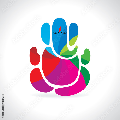 creative lord ganesha festival vector 