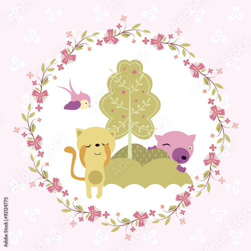 cute holiday greeting card