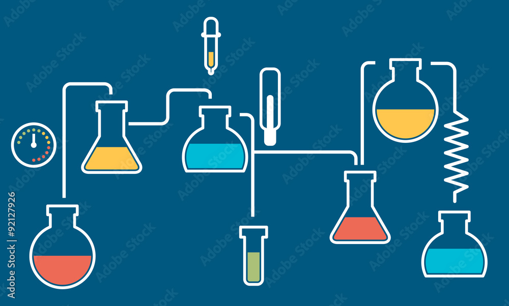 Medical laboratory infographics Medical laboratory infographics