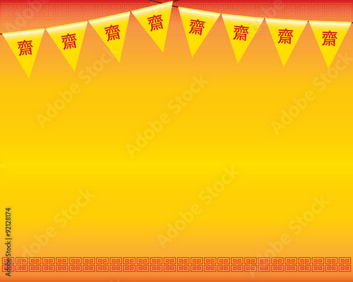 vegetarian festival background
