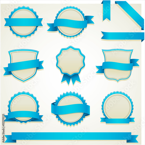 Seal and Banner Web Elements 