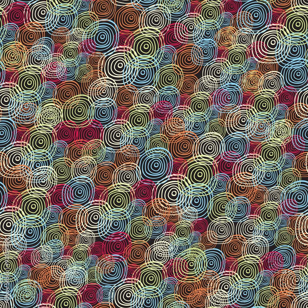 Naklejka premium Seamless pattern with abstract elements.