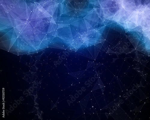 Abstract nebula in space
