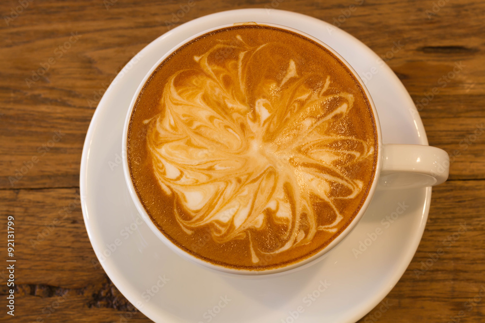 A cup of Hot coffee late A cup of Hot coffee late
