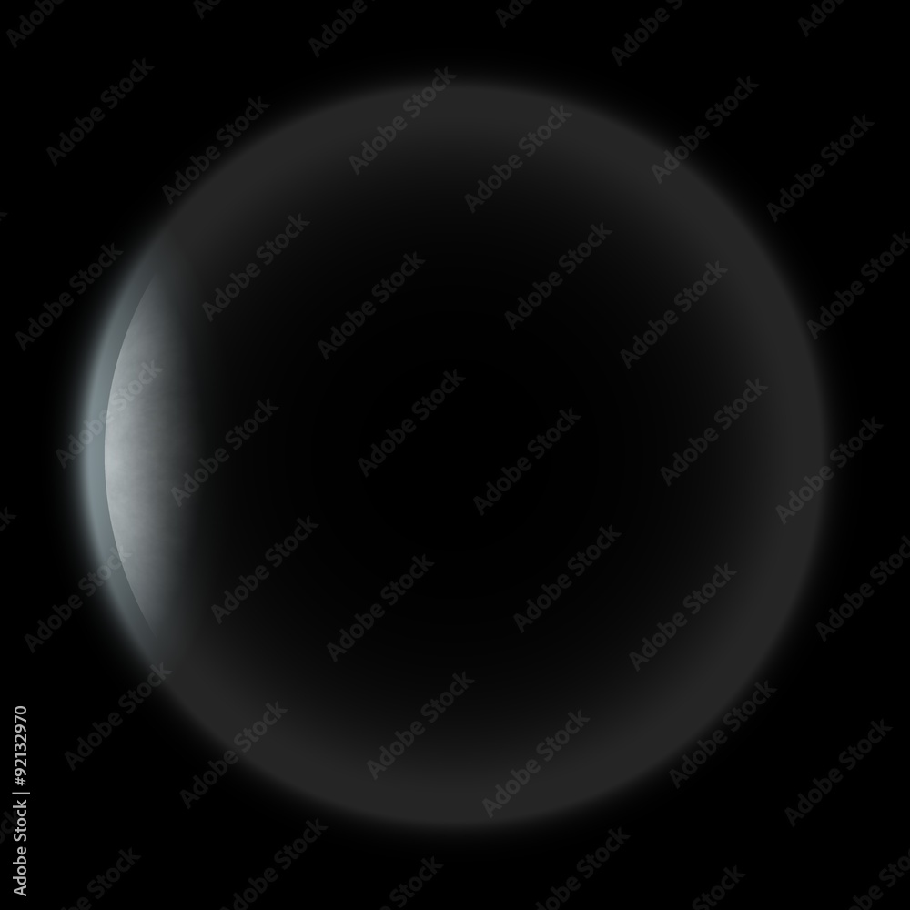 Phase of the moon from new to full.