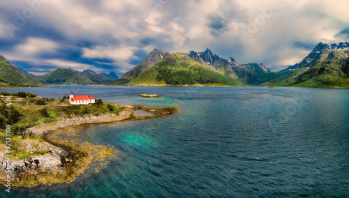 Church on Lofoten islands