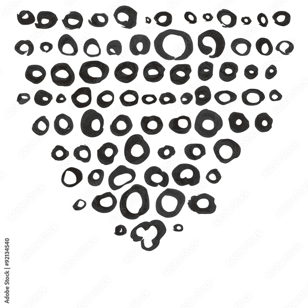 Abstract bubbles composition Abstract bubbles composition