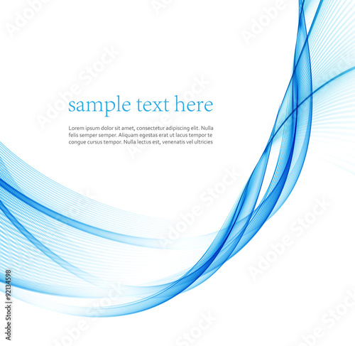 wave line abstract. Vector illustration