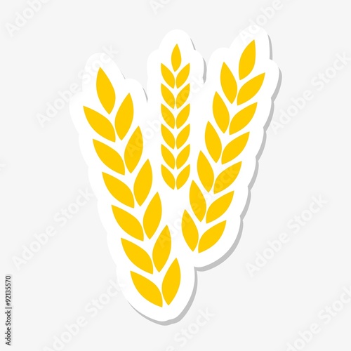 Wheat sticker 