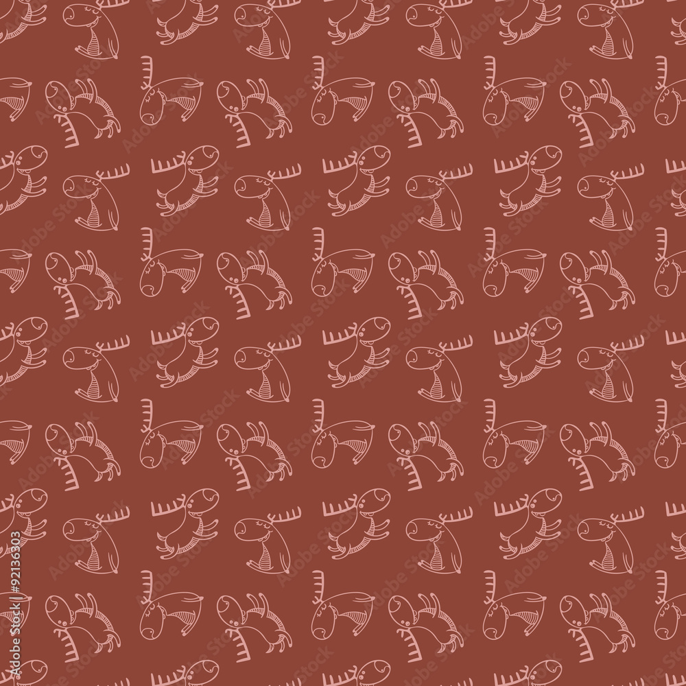 Print deer Print deer