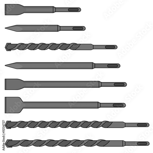 Hammer drill bits 