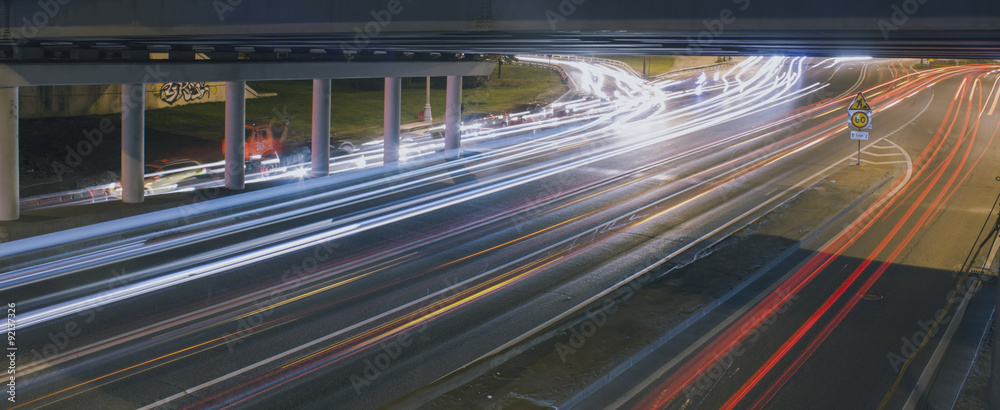 Highway At Night Highway At Night
