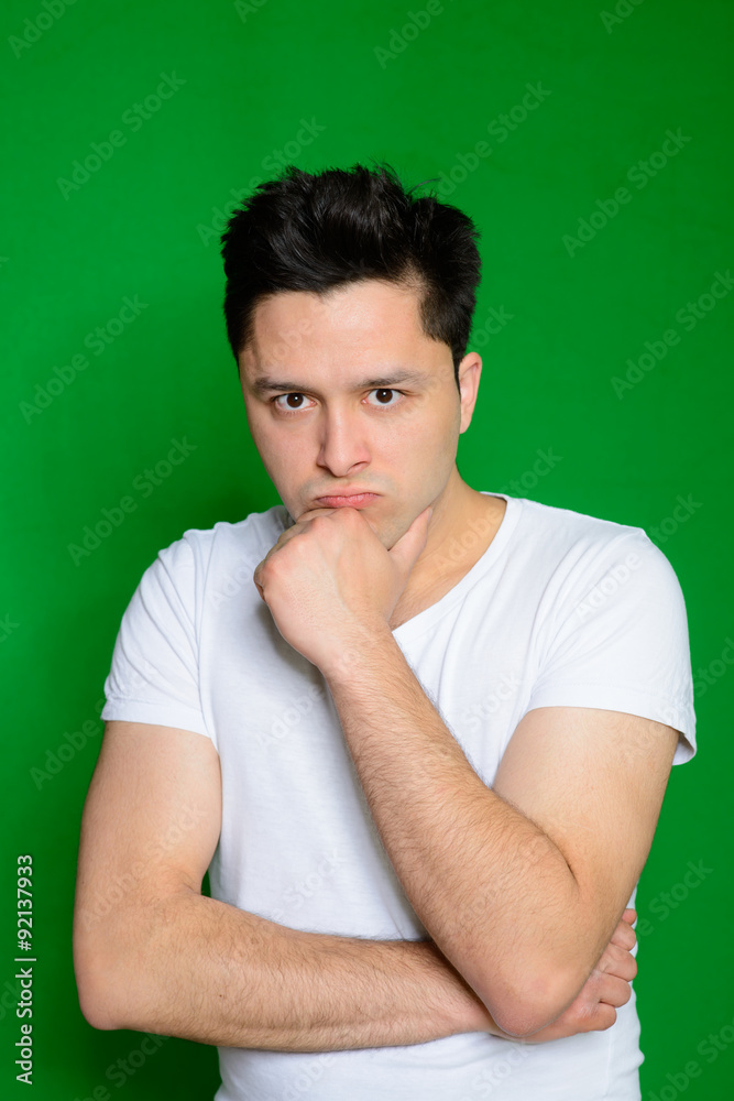 handsome young man totally upset handsome young man totally upset