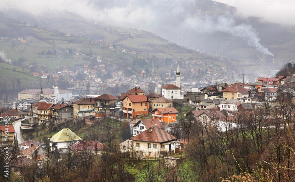 Travnik. Panoramic view. Bosnia and Herzegovina