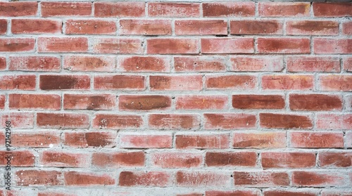 Brick wall brown red background