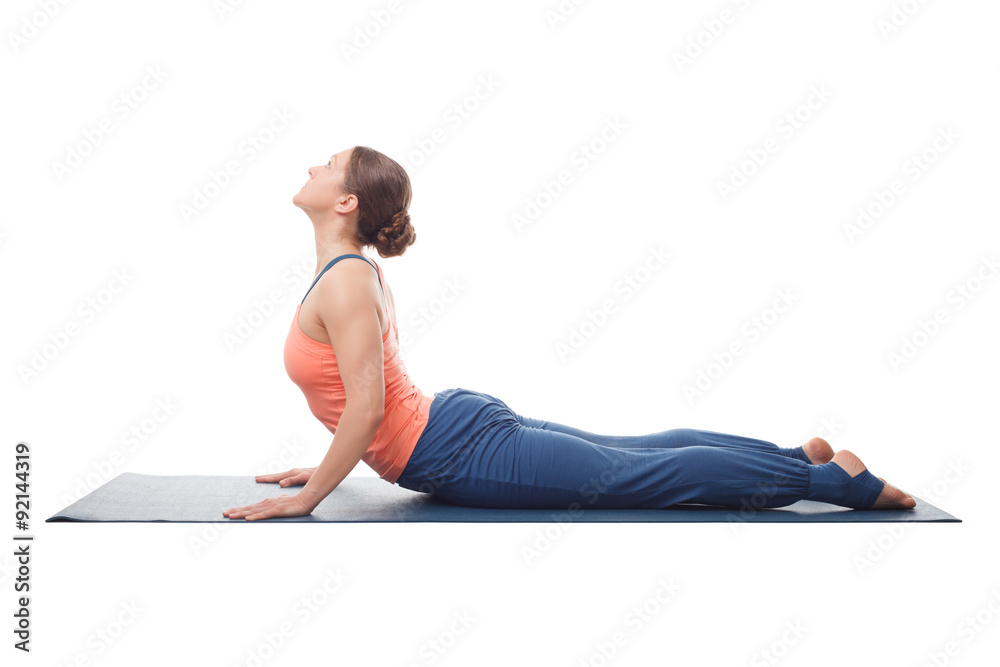 Beautiful Sporty Fit Yogini Woman Practices Yoga Asana Camatkarasana - Wild  Thing Pose in the Yoga Studio. Stock Photo - Image of camatkarasana,  exercise: 110082280