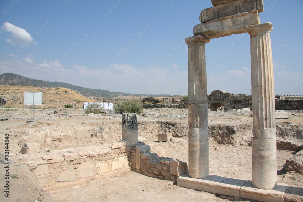 Column in  Hierapolis