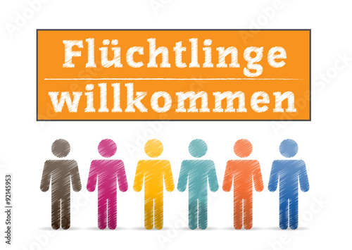 Flüchtlinge willkommen