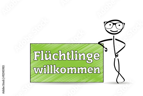 Flüchtlinge willkommen