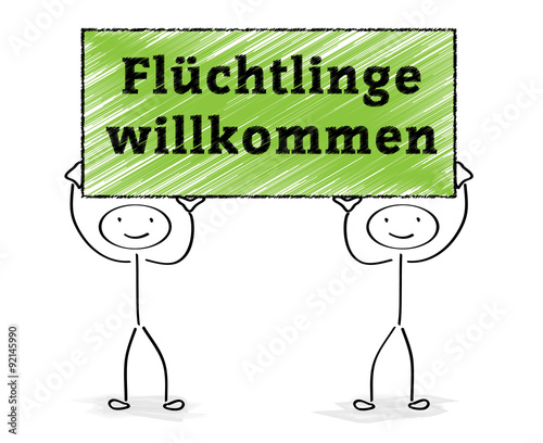 Flüchtlinge willkommen