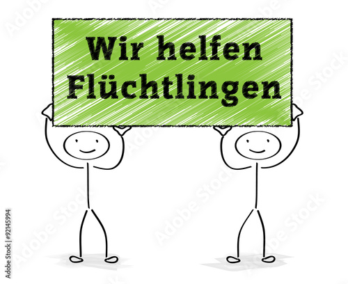 Flüchtlinge willkommen