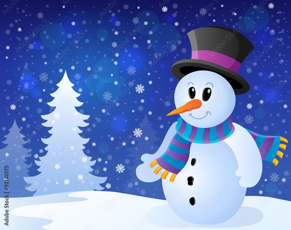 Winter snowman topic image 9 Winter snowman topic image 9