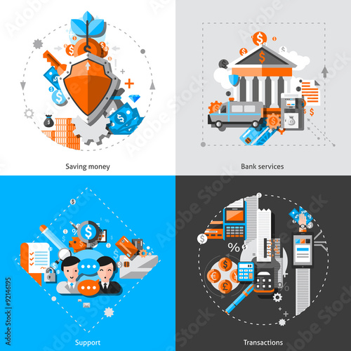 Banking Concept Icons