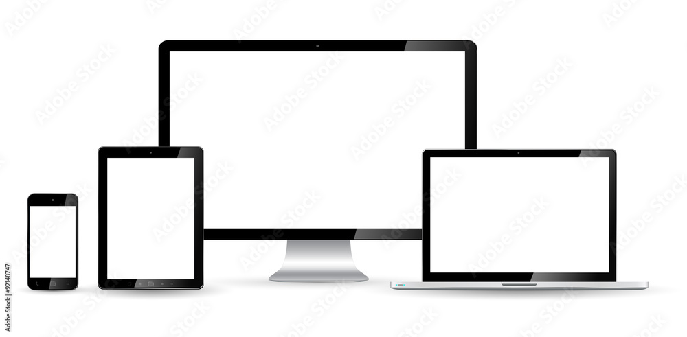 Modern digital tech device collection Modern digital tech device collection