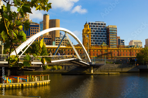 Flinders street station, Melbourne  as seen from Southbank