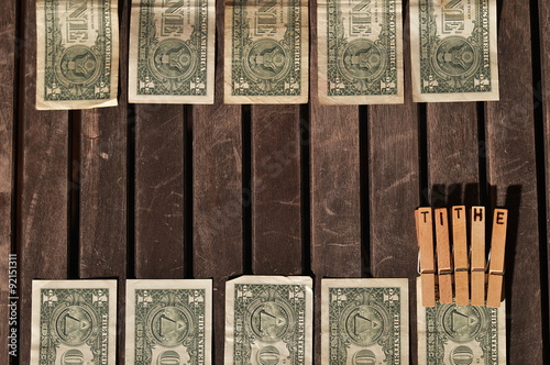 One-tenth of my money given as tithe