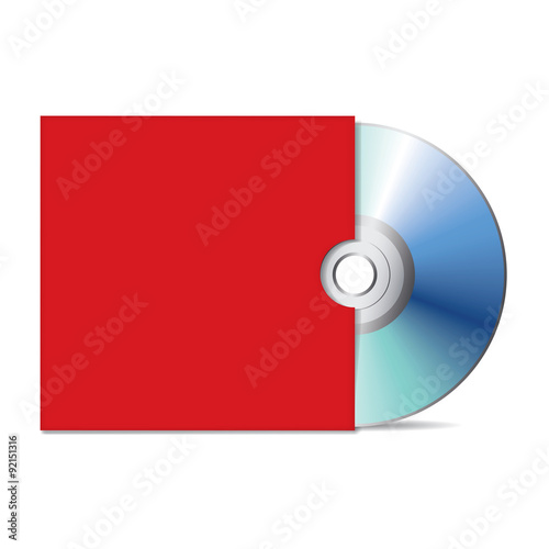 Compact disk with cover