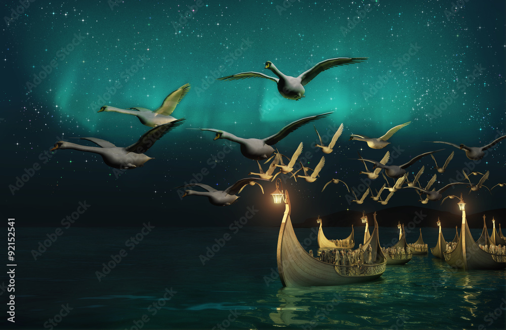 Good Bye Tol Eressea, Hello Eldamar Stock Illustration | Adobe Stock