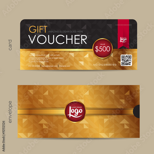 Gift voucher template with colorful pattern,cute gift voucher certificate coupon design template,
Collection gift certificate business card banner calling card poster,Vector illustration