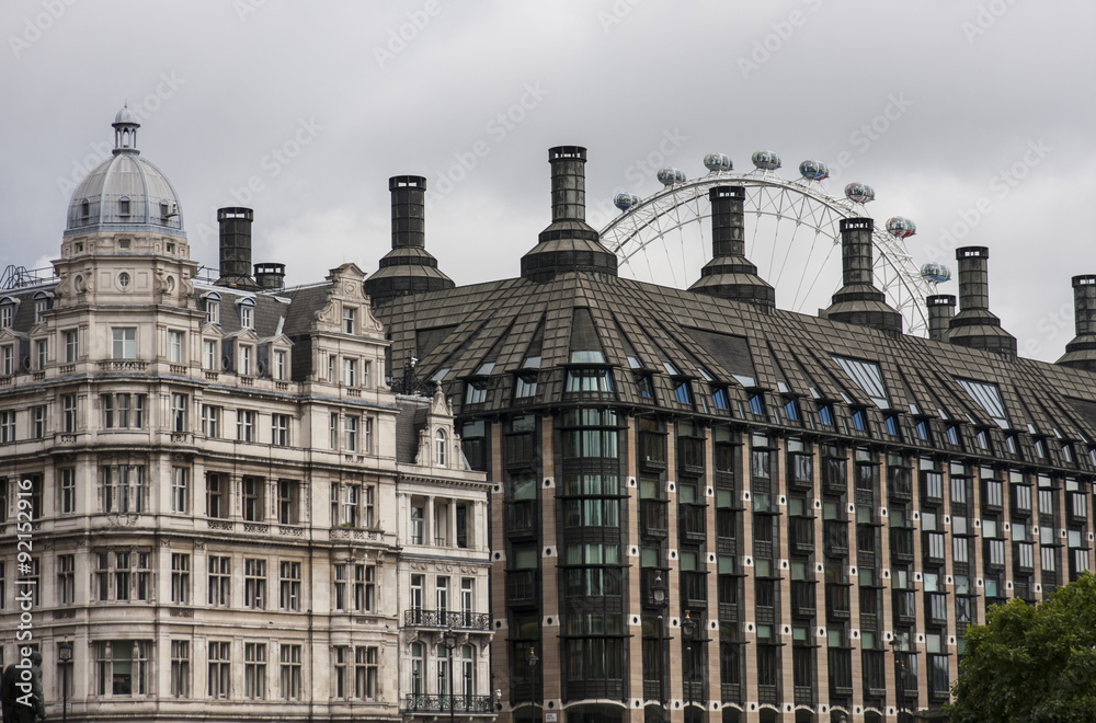 Fassaden in Londons Stadtmitte