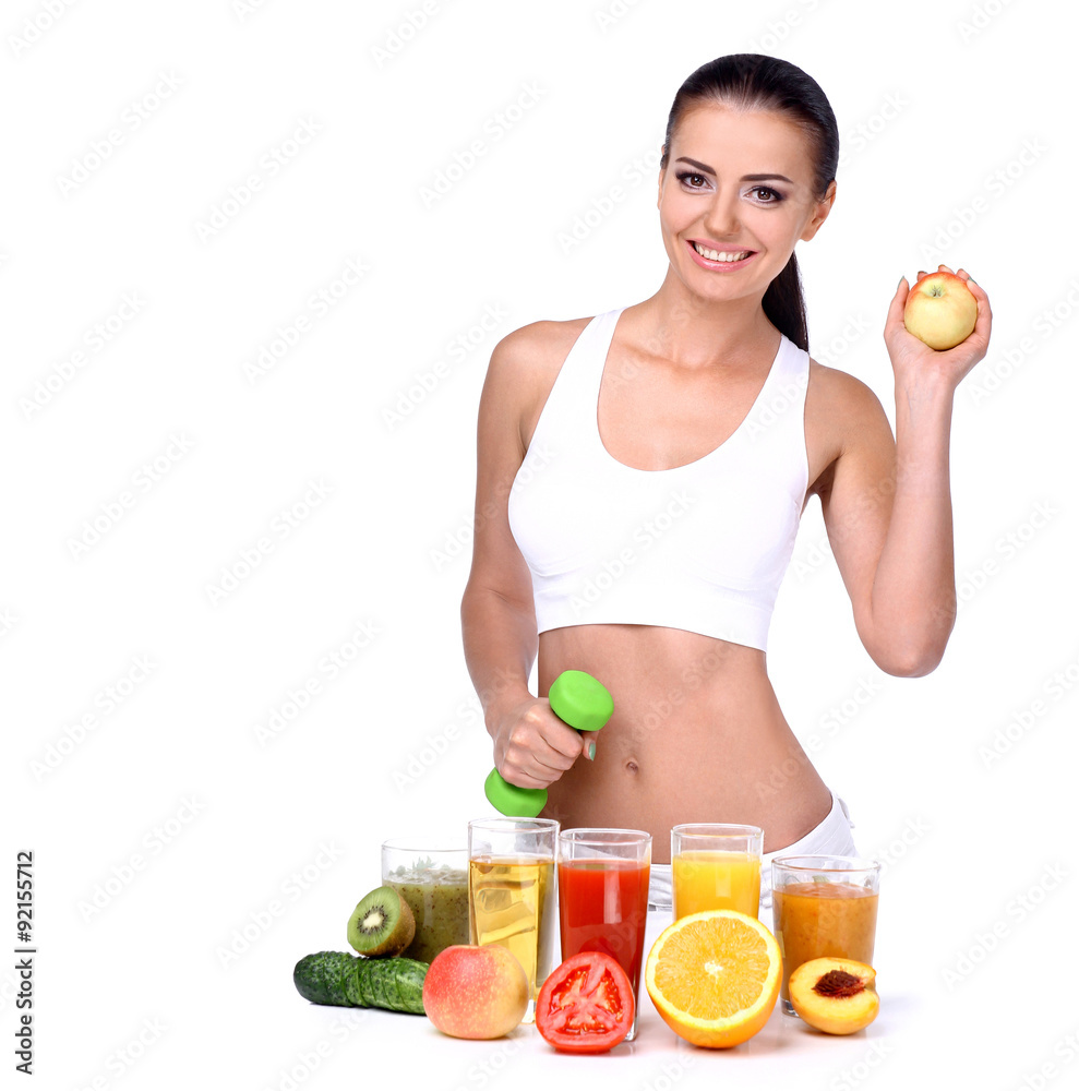 The concept of healthy way of eating.