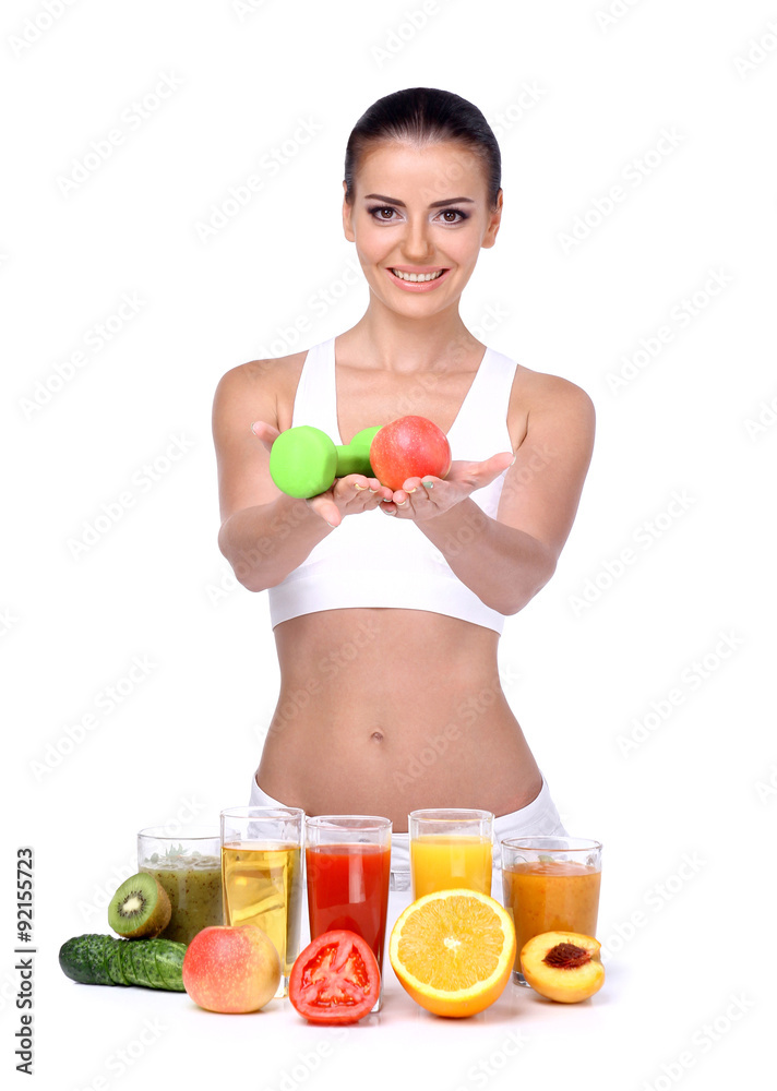 The concept of healthy way of eating. The concept of healthy way of eating.