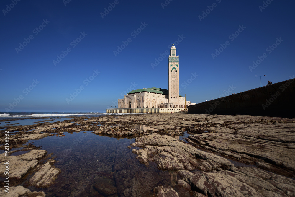 Morocco. The Hassan II Mosque in Casablanca Morocco. The Hassan II Mosque in Casablanca