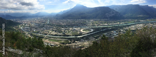 Grenoble, Panoramic banner of the scientific area photo
