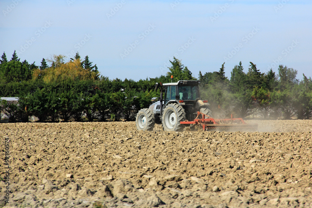 Fototapeta premium Le tracteur