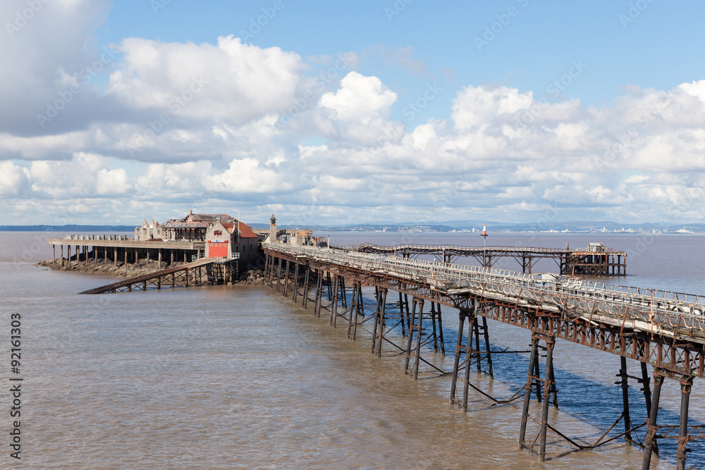Fototapeta premium Old Derelict Victorian Pier
