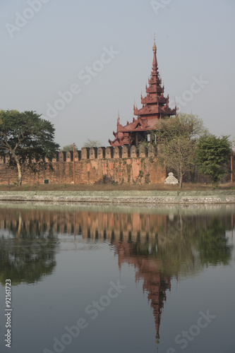 ASIA MYANMAR MANDALAY FORTRESS WALL