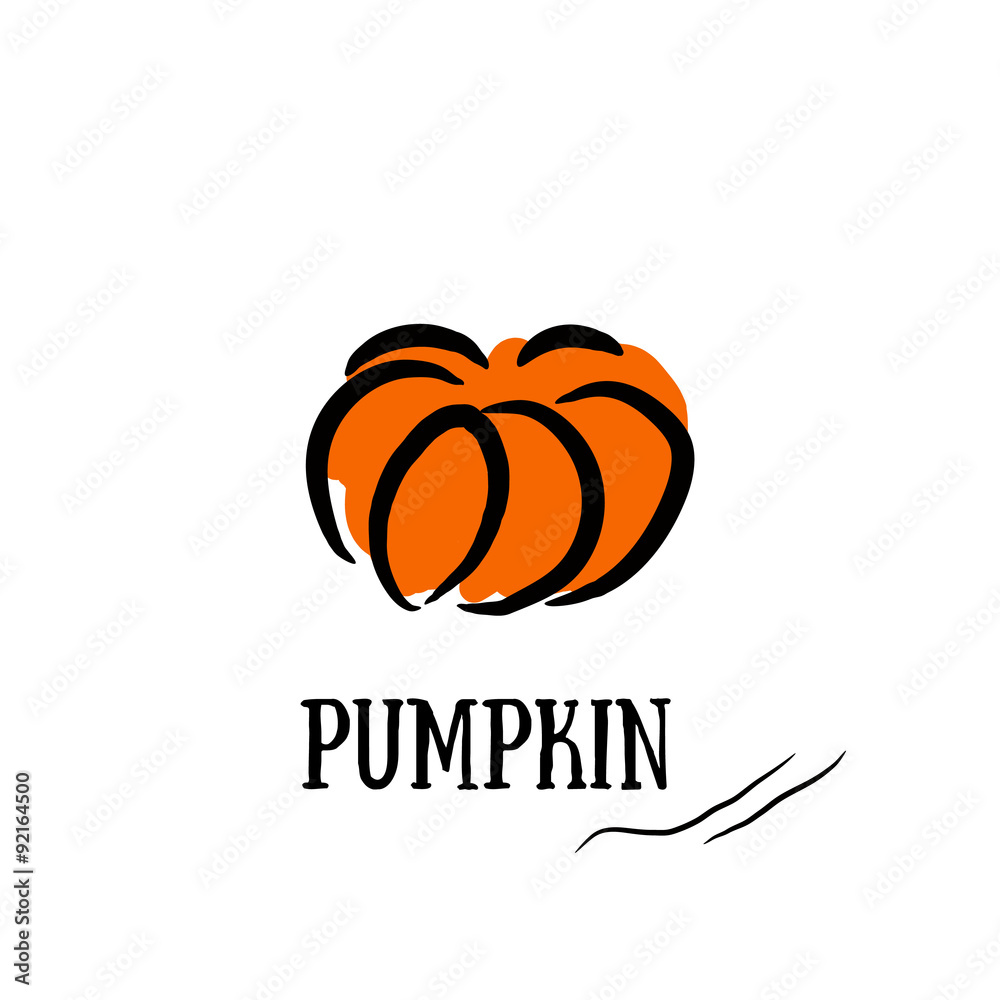 Pumpkin print. The organic product. Pumpkin print. The organic product.