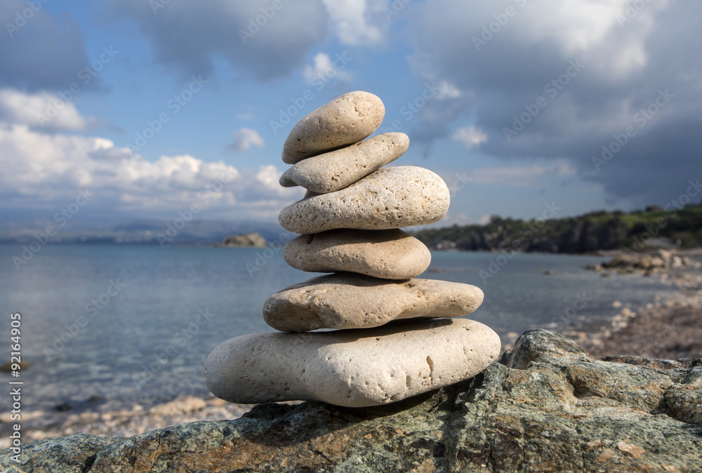 Fototapeta premium zen stones