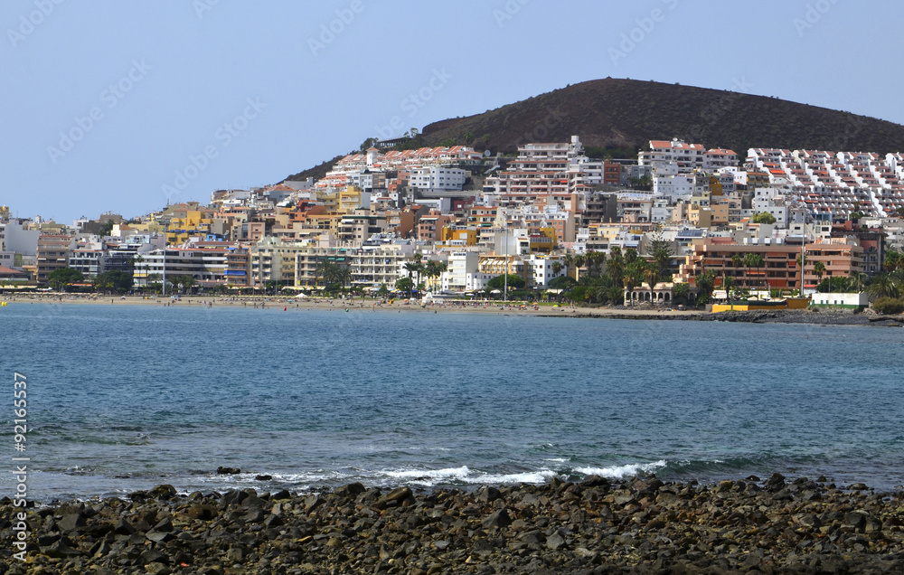 Tenerife coast Costa Adeje,Los Cristianos.