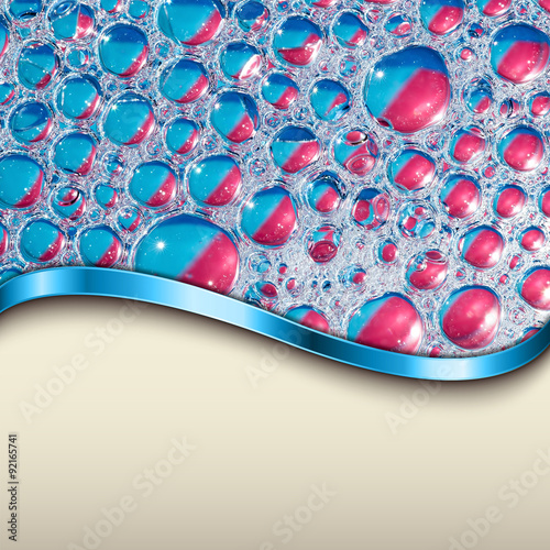 Abstract background with wa...